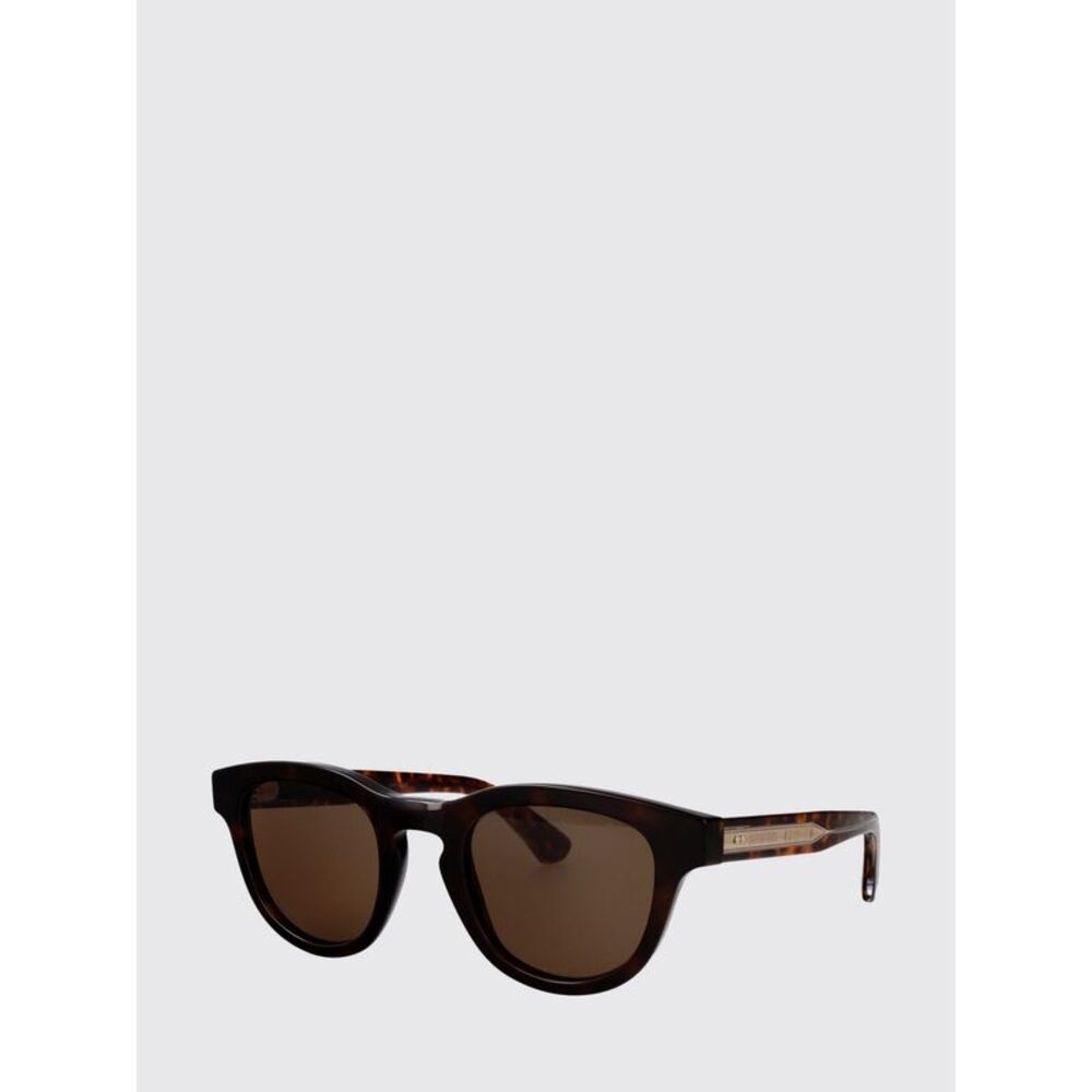 Burberry Men Round Frame Sunglasses Burberry In Tortoiseshell Acetate With Logo